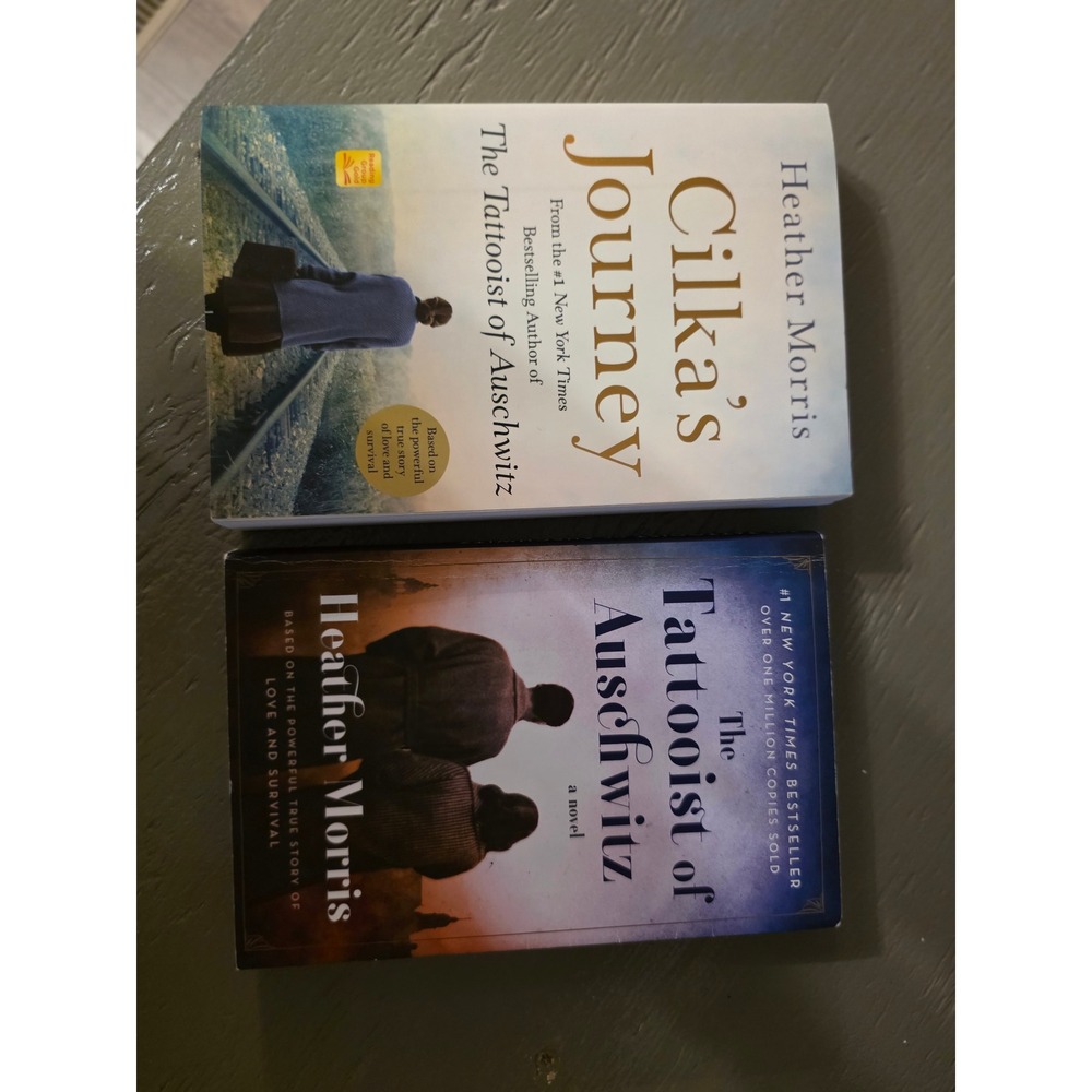 Heather Morris Book Set Tattooist of Auschwitz & Cilkas Journey Paperback Bundle